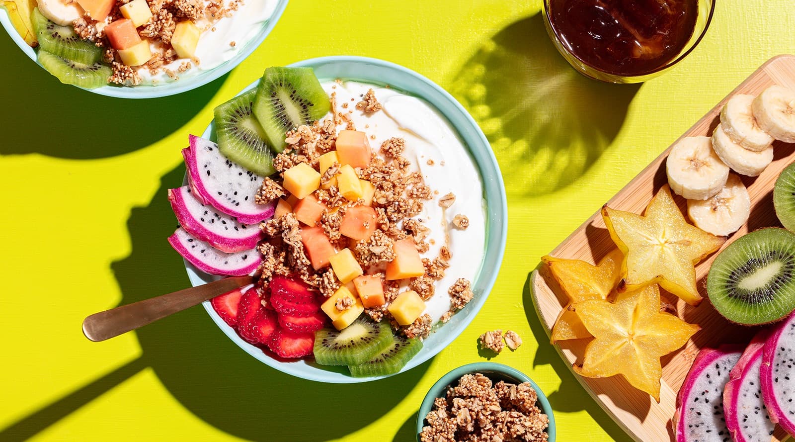 Soul Grain granola bowl with tropical fruit